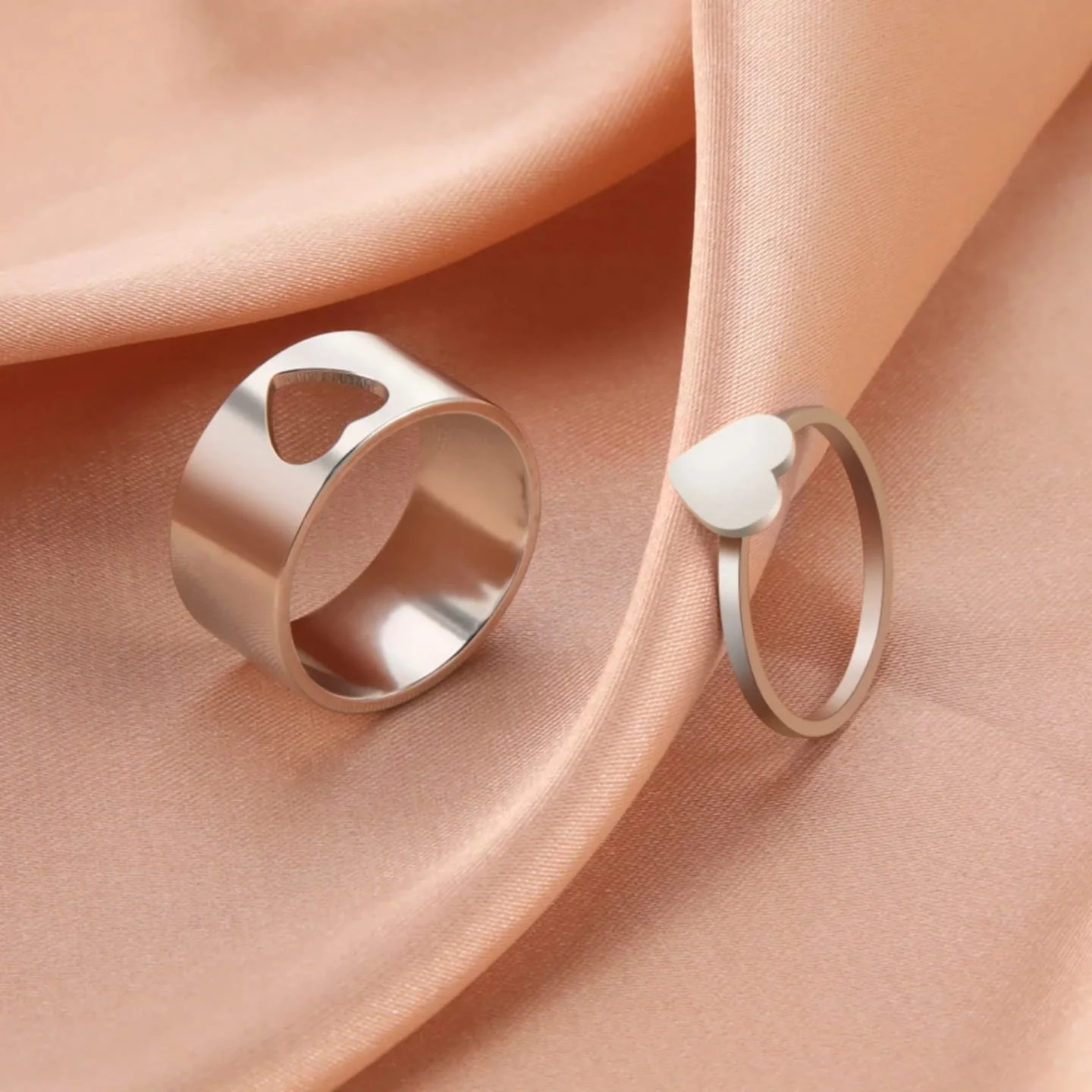 ANILLO PROMESA PUZZLE HEART - Image 3