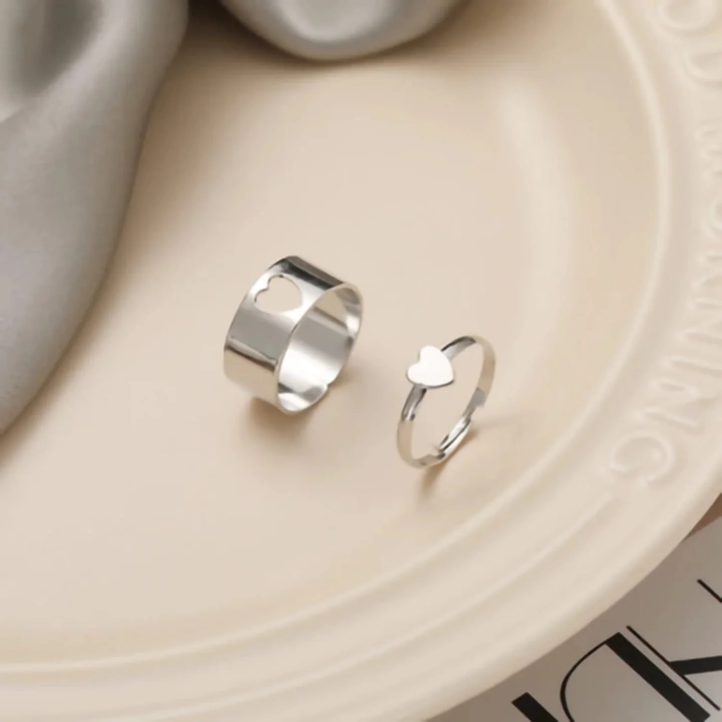 ANILLO PROMESA PUZZLE HEART - Image 4