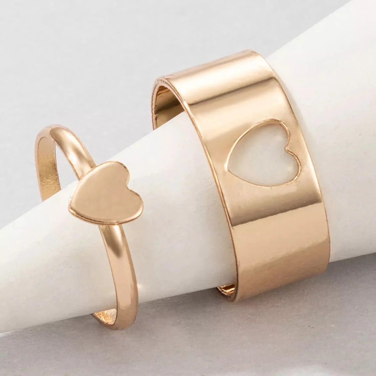 ANILLO PROMESA PUZZLE HEART - Image 6