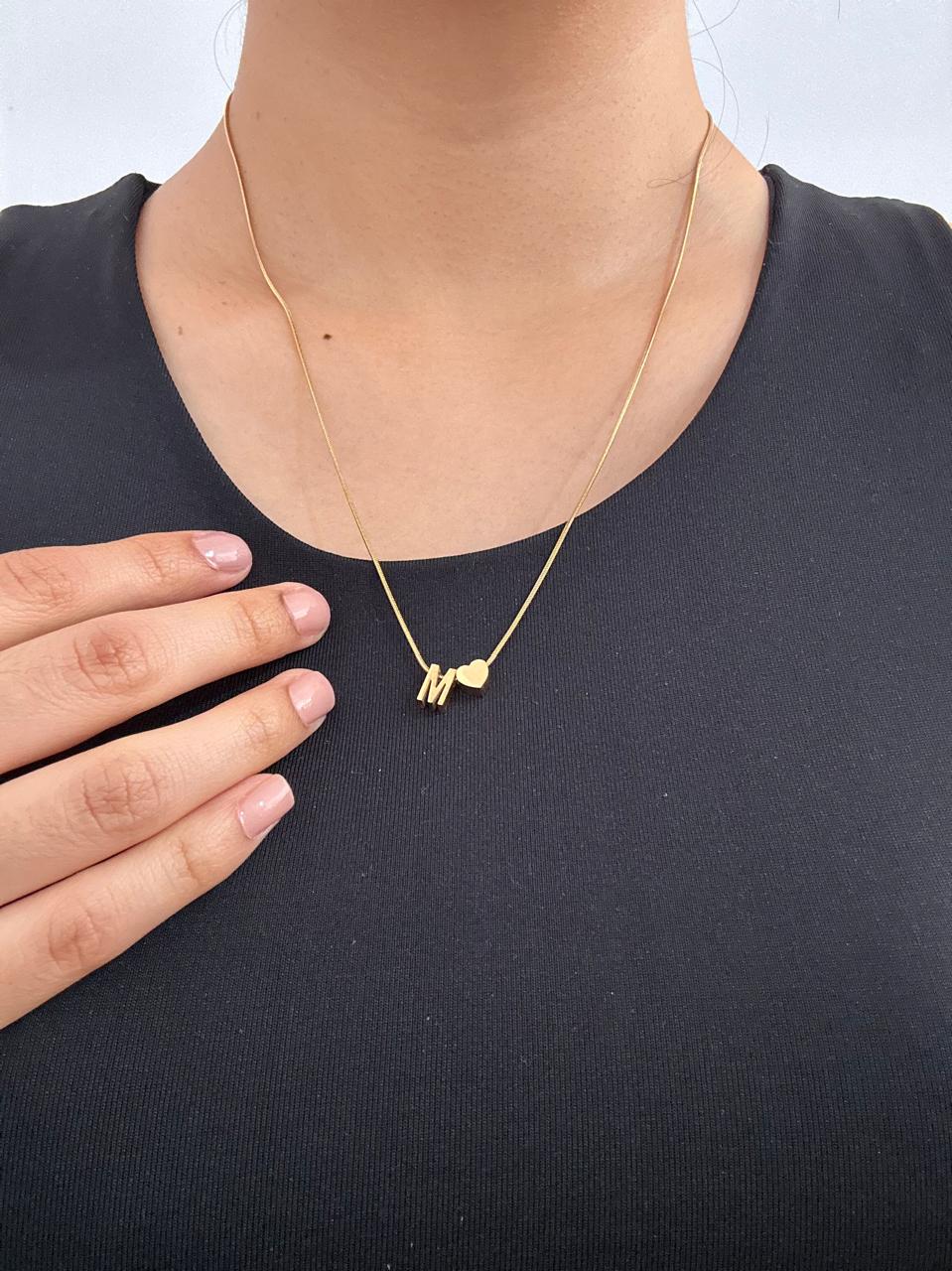 COLLAR INICIAL + CORAZÓN - Image 3