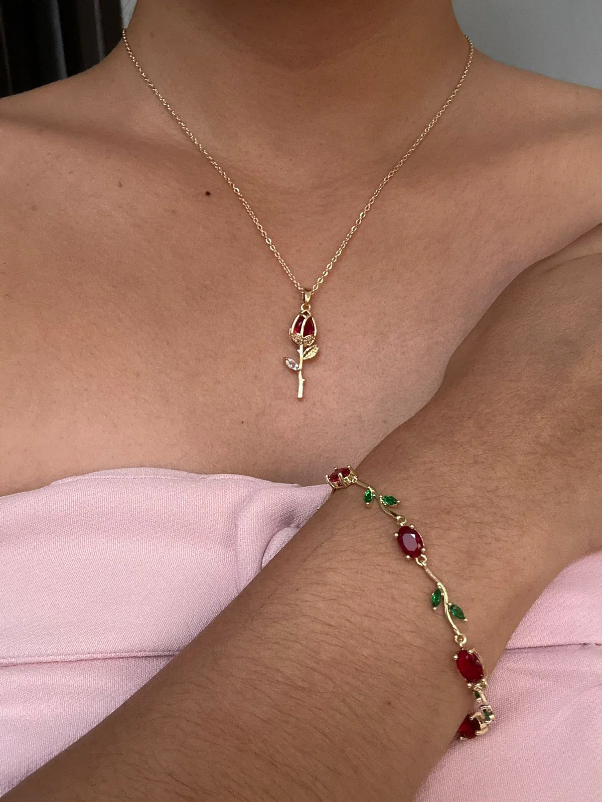 SET TULIPAN: COLLAR + BRAZALETE - Image 3