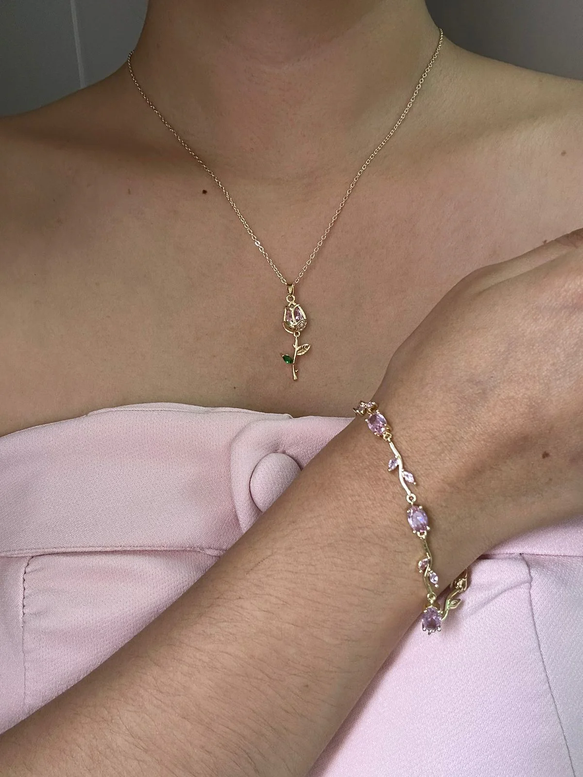 SET TULIPAN: COLLAR + BRAZALETE - Image 5